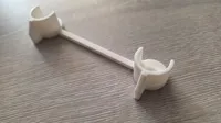0.2mm layer, 3 walls, 15% infill - Stronger for longer pipes