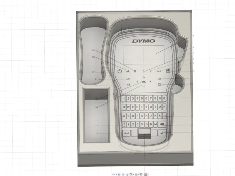 DYMO Label Manager 280 Organiser Tray