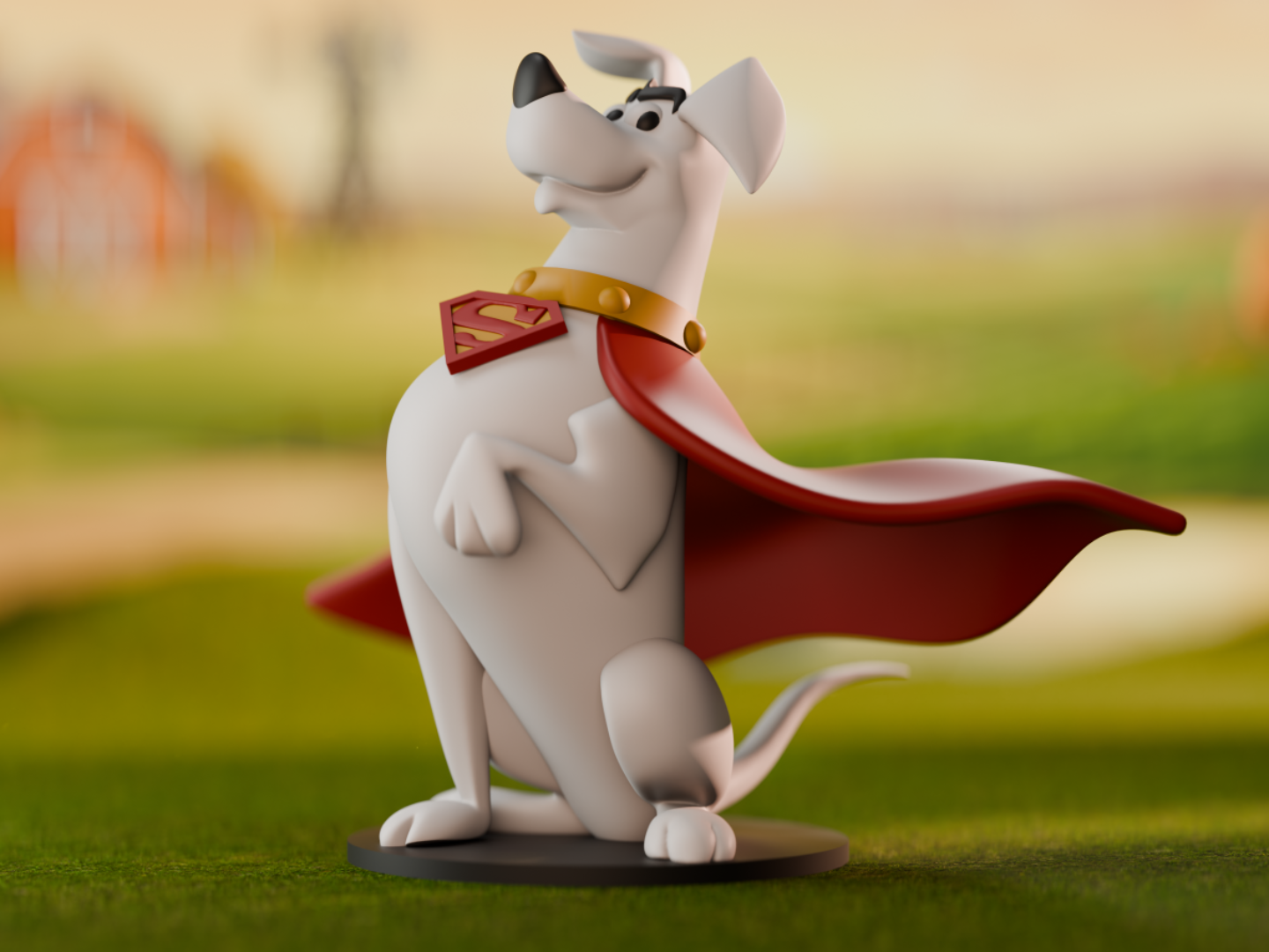 Krypto the Superdog Inspired Collectible Figurine