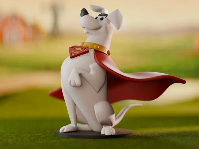 Krypto the Superdog Inspired Collectible Figurine