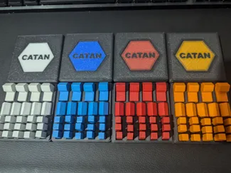 CATAN 6th Edition Player Piece Organisers
