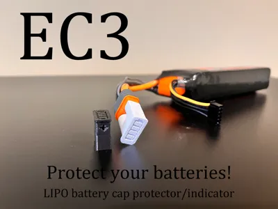 EC3/IC3 Battery Cap Protector/Indicator for LIPO's