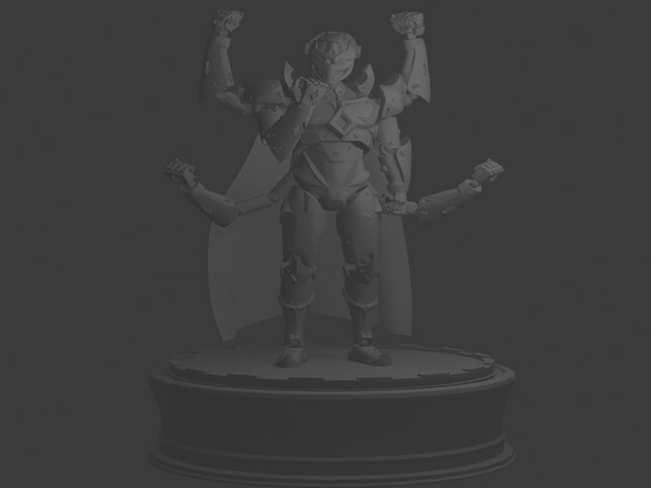 Action Figure Stand/Podium/Base