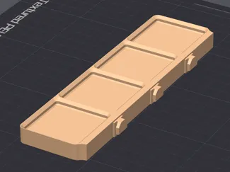 Element Systems Classic Gridfinity Holder 1x4