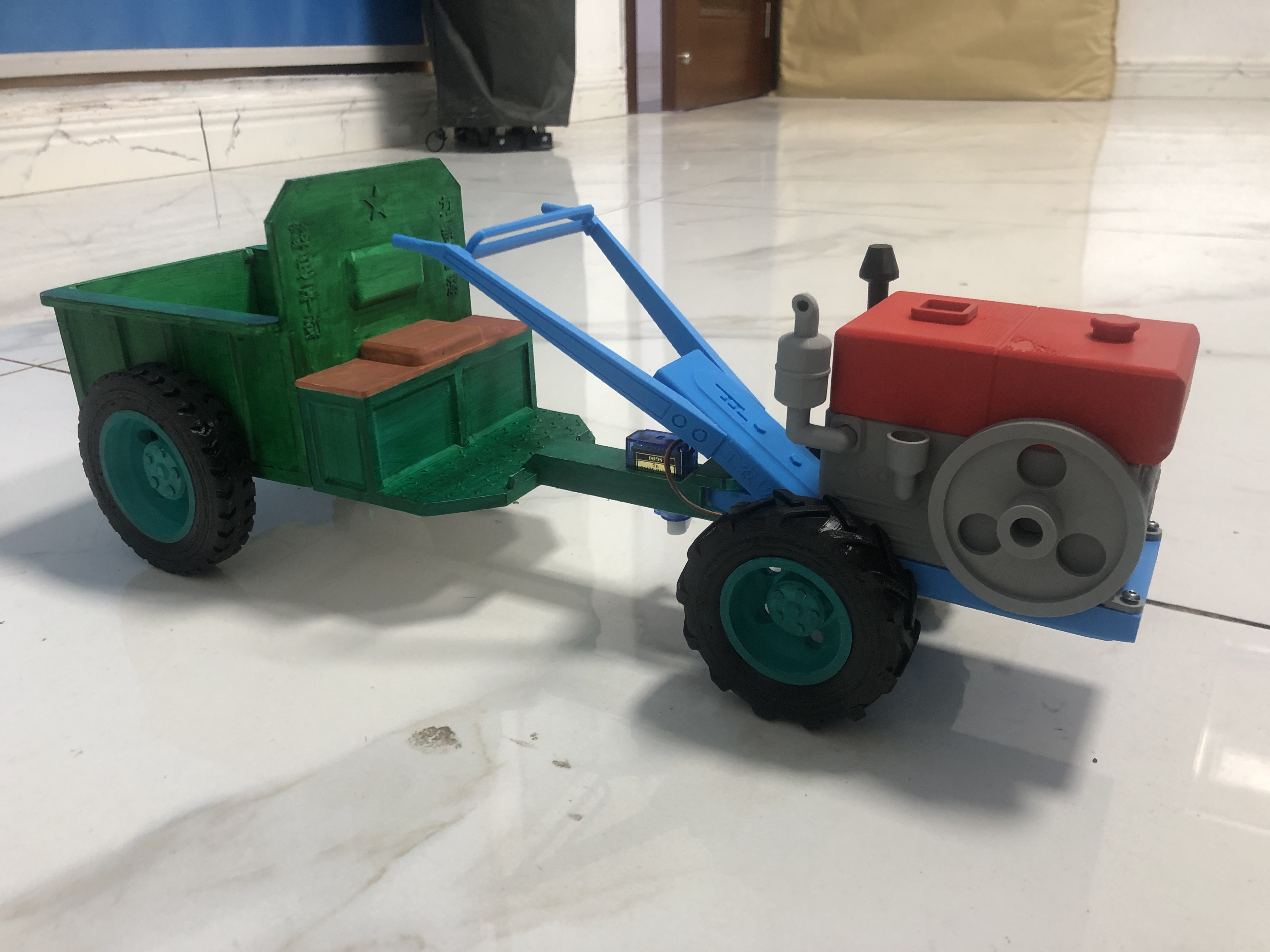 walk-behind tractor - Free 3D Print Model - MakerWorld