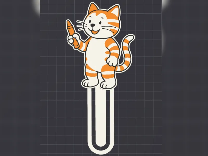 Katze Lesezeichen Mimi