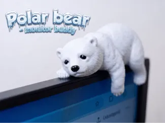 Polar Bear Monitor Buddy