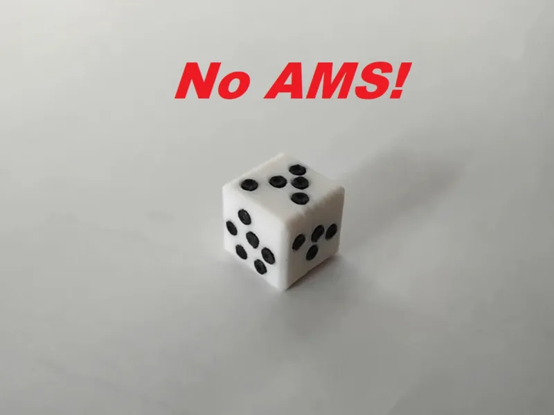 Annoying 6 sided die 2 multicolor (No AMS!)