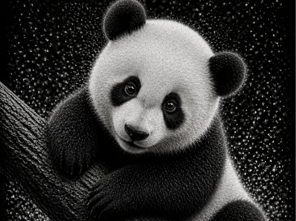 Bébé Panda – Série bébé Animaux EASY PRINT