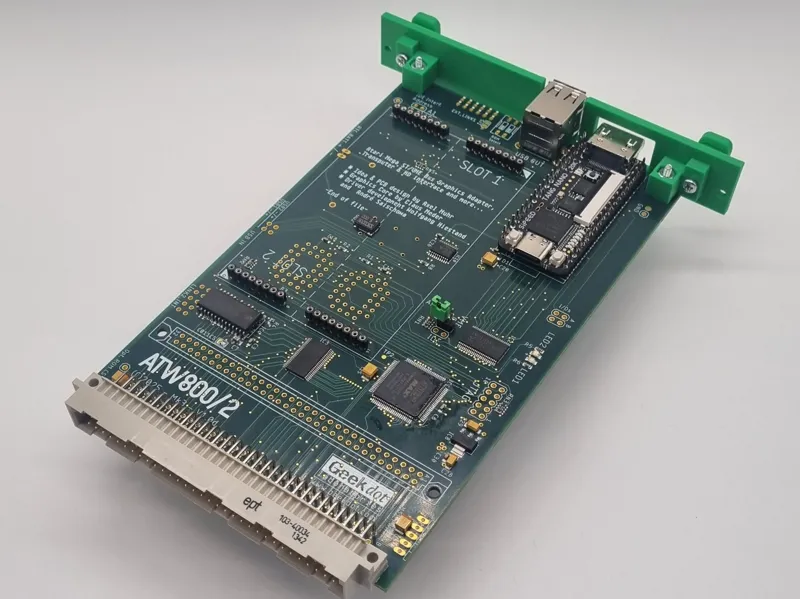 Slot bezel for ATW800/2 VME card
