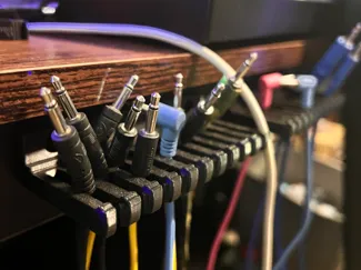 Commandhook eurorack 1/8" cable holder stick on