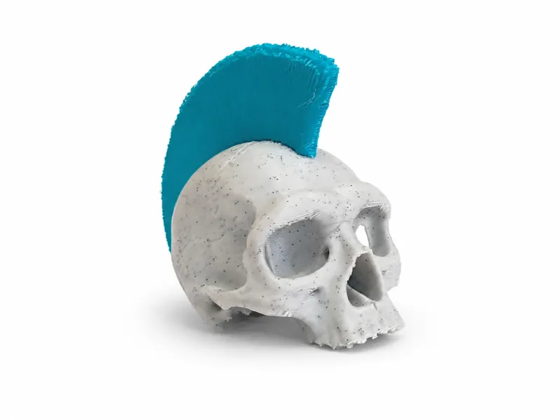 Primal Mohawk Skull