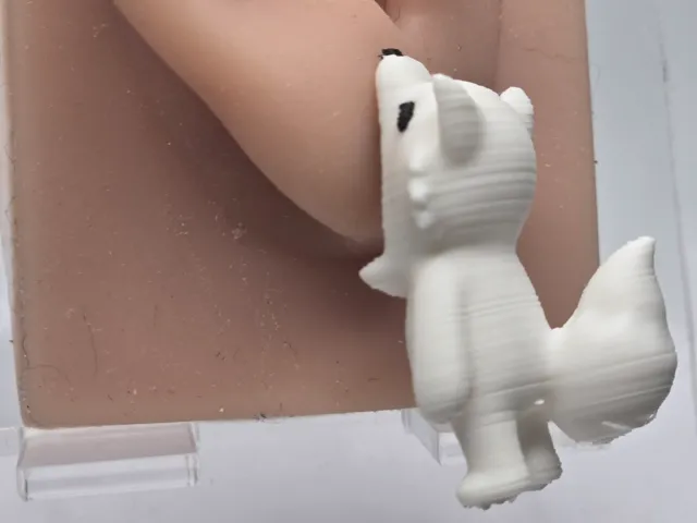 Arctic Fox Chompers Earrings