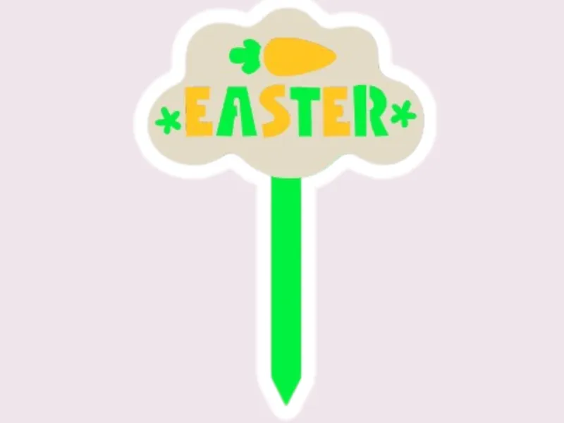 Easter stick Easter carrot