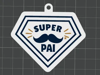 CHAVEIRO SUPER PAI - DIA DOS PAIS