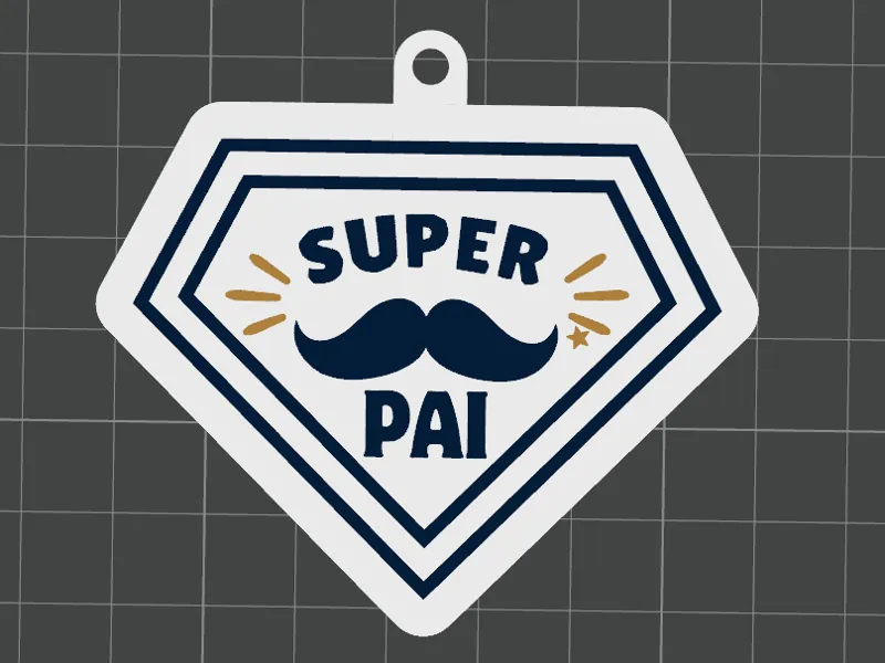CHAVEIRO SUPER PAI - DIA DOS PAIS