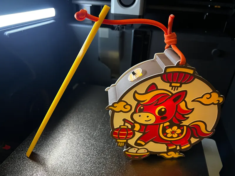 马年元宵节灯笼-小马灯笼