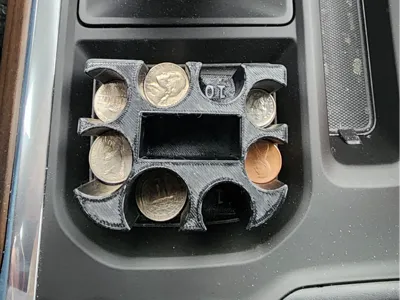 Silverado/Sierra Console Coin Holder