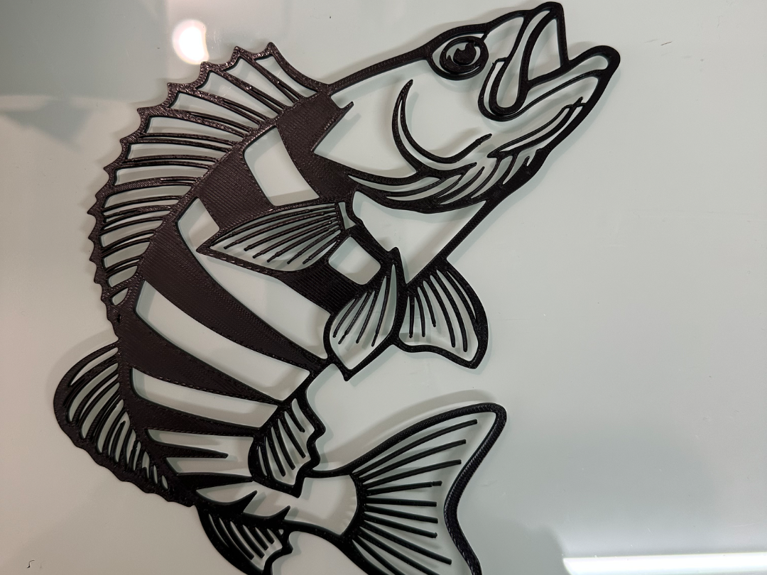 Stylized Jumping Perch - Modern Wall Art