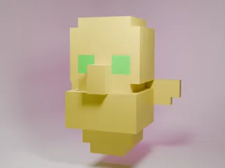 Minecraft Totem 3D Model