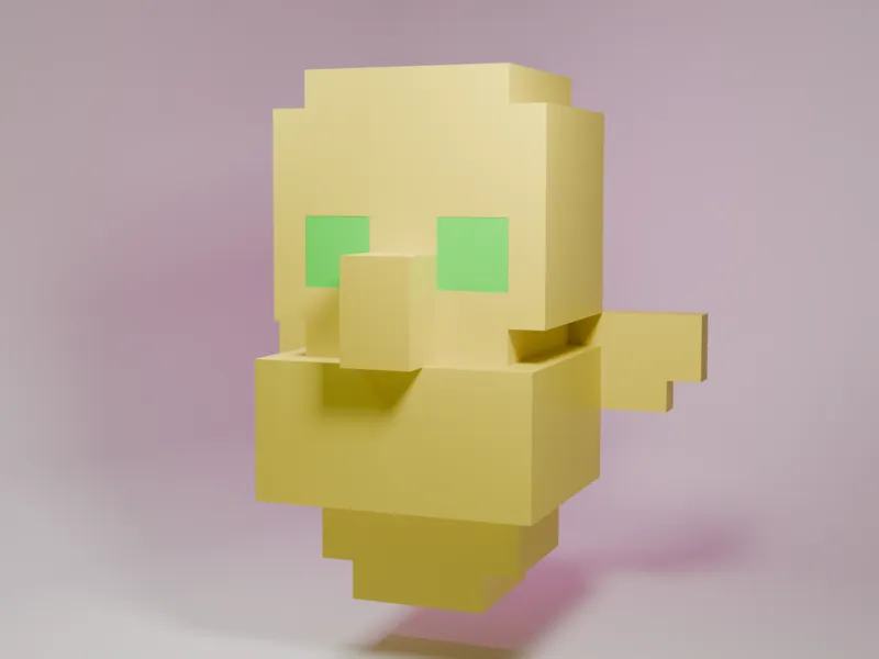 Minecraft Totem 3D Model