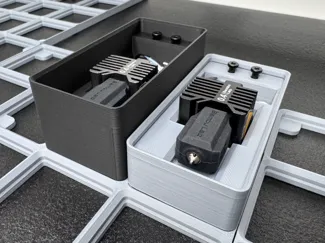 Gridfinity P1/X1 Complete Hotend Tray - Stackable