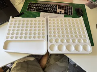 Painting Station for storing mini paints & brushes