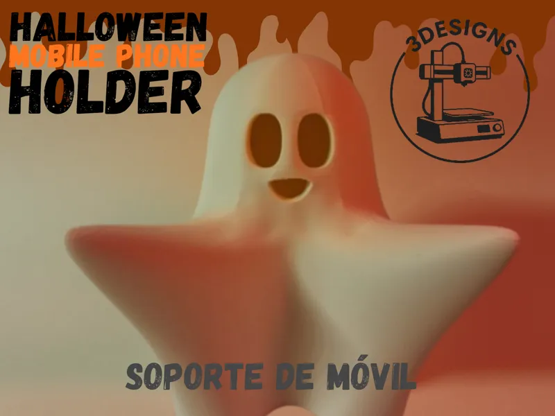 Fantasma soporte para móvil - Halloween
