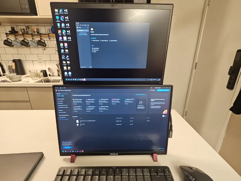 Vertical Laptop(Notebook) & Portable Monitor Stand