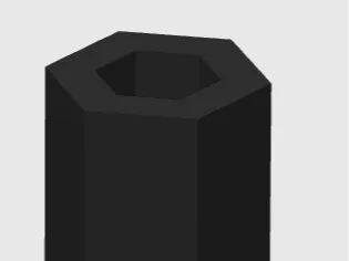 Adaptateur hexagonal 8 mm vers 1/2 pouce