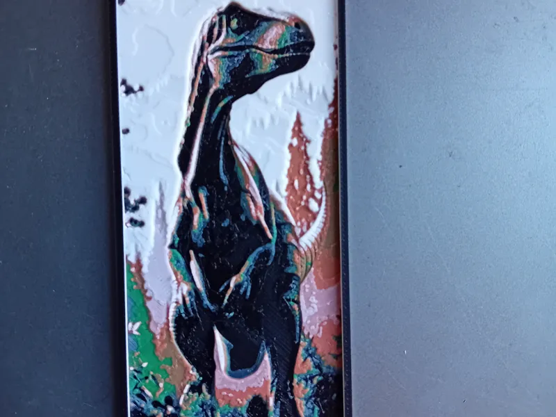Dinosaur bookmark -T rex hueforge book mark