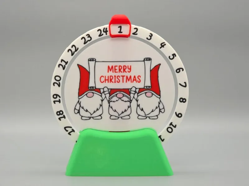 Christmas Countdown with Gnome Artwork
