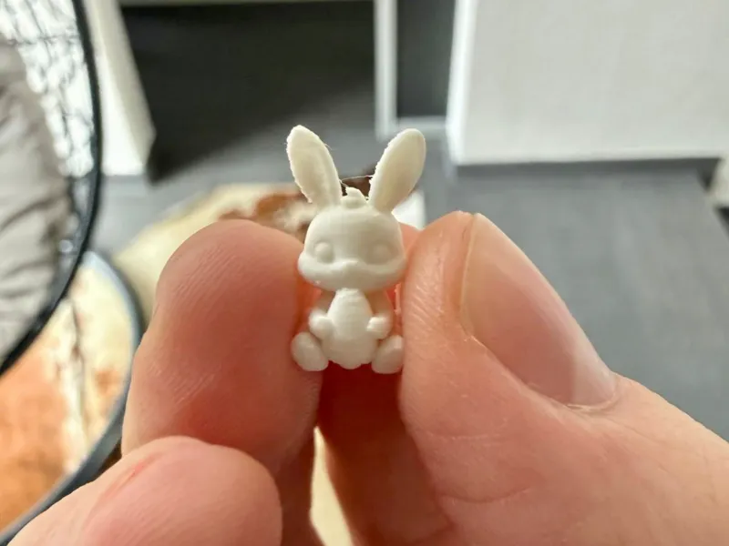 Ultimative Micro Testprint Easter Bunny 1,5cm