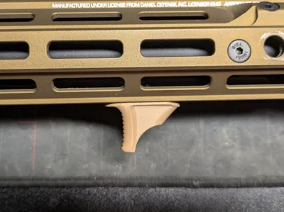 Handstop for tactical grip - Mlok - M-LOK