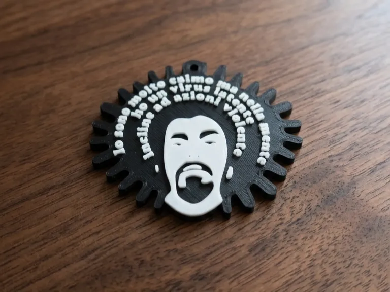 Caparezza Keychain Portachiavi