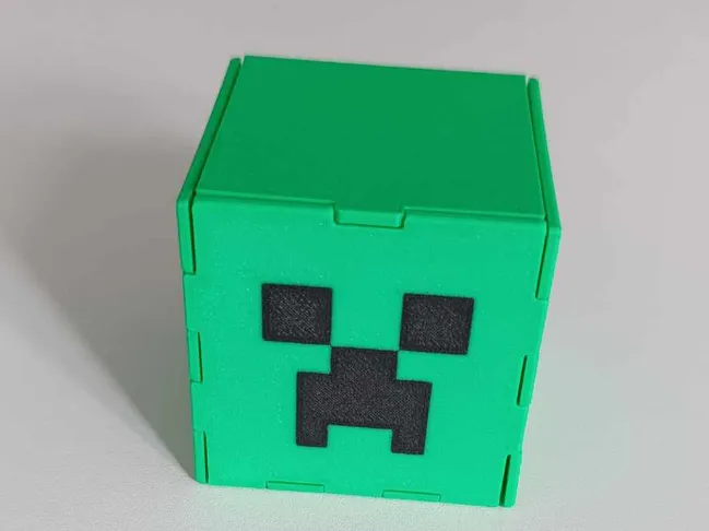 Creeper Minecraft box 