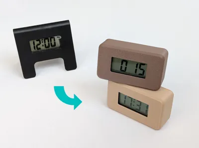 KUPONG digital clock - alternative skin