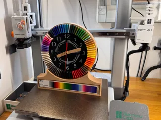 Support Horloge murale - Échantillon de filament