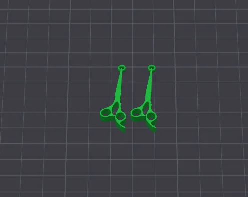Stylish Scissors Earrings view 3
