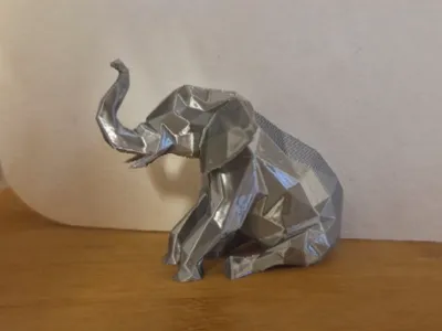 Elephant Low Poly