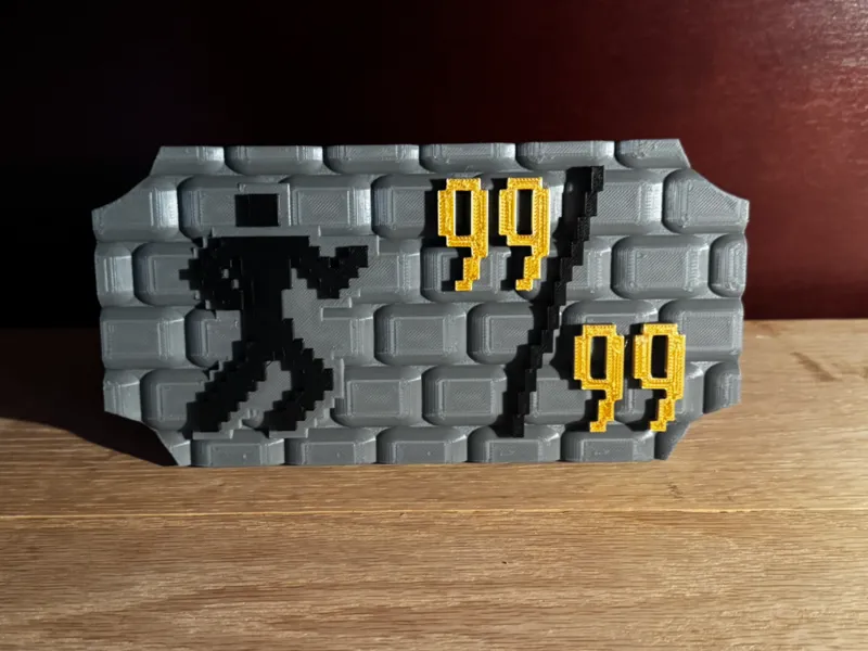 OldSchool RuneScape 99 Agility Plaque V3
