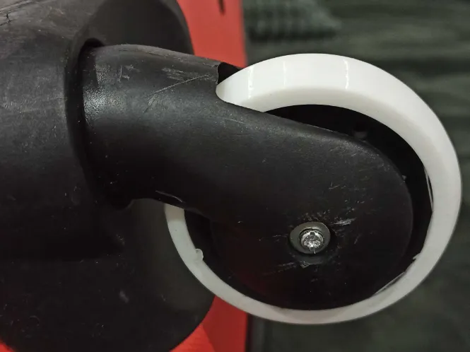 suitcase wheel with axel replacement
