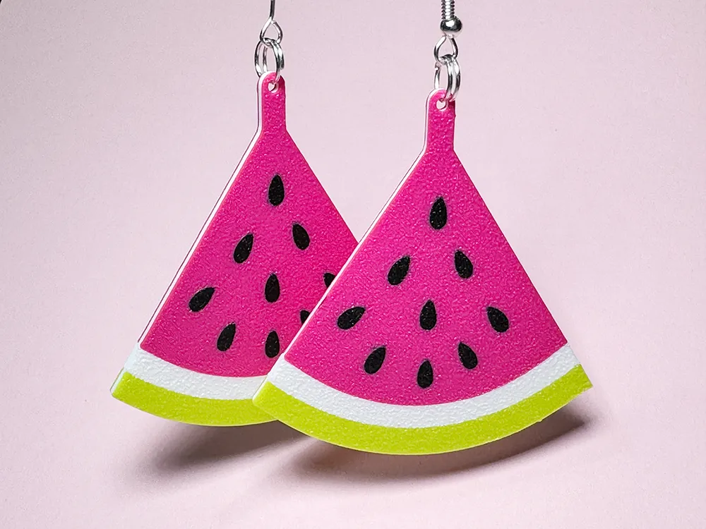 Watermelon Earrings view 4