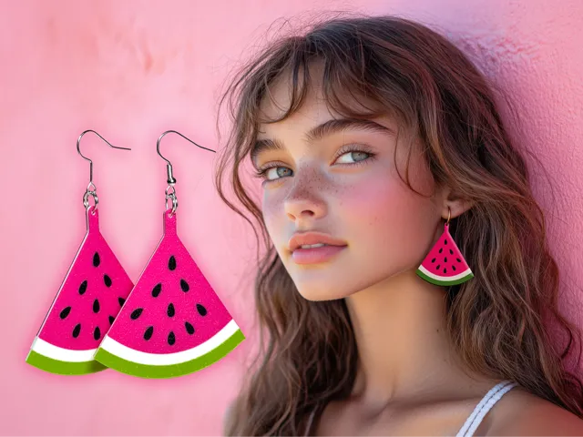 Watermelon Earrings
