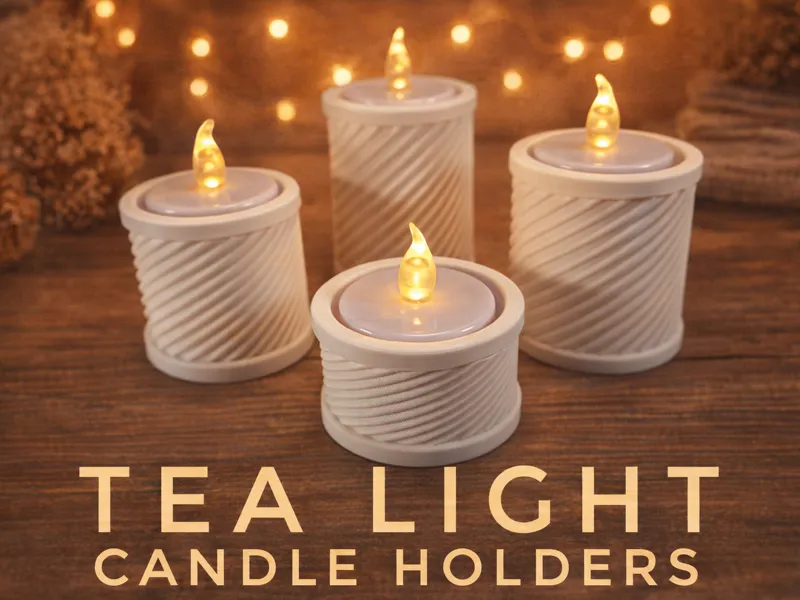 Tea Light Holders - Four Different Height Sizes