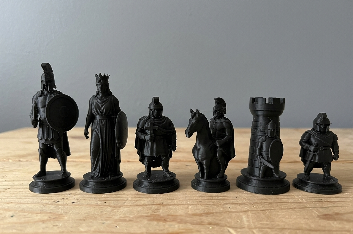 Miniatura 2 do modelo 3D Spartan Chess Set