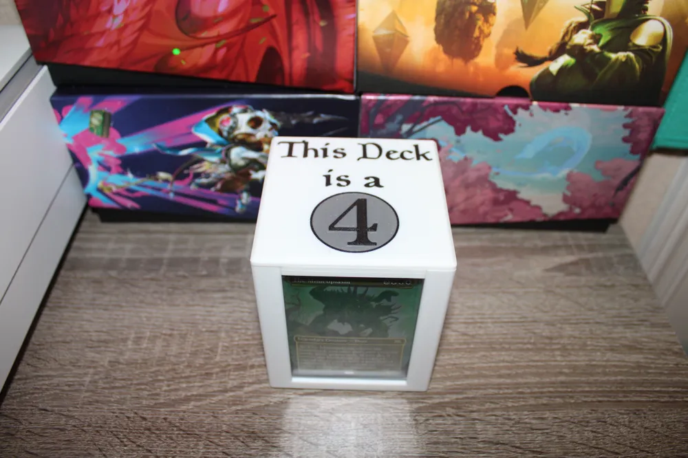 MTG EDH Commander Showcase Deck Box - Bracket 4 by Westly - MakerWorld