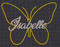 Butterfly Name "Isabelle" - Standard Profile