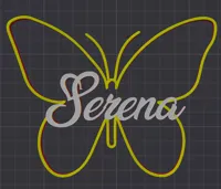Butterfly name "Serena" - Standard Profile