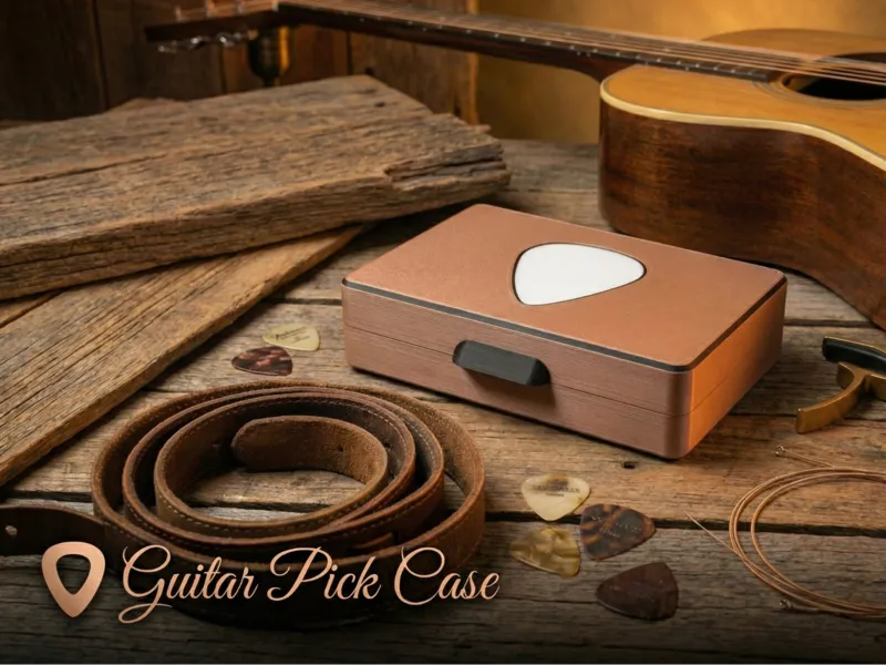 Guitar Pick Case w/Print in Place Hinge